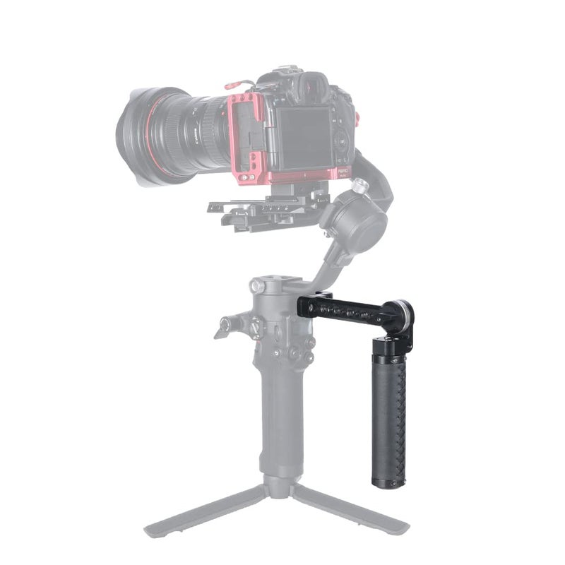 NICEYRIG Leather Handle Grip Kit for DJI Ronin S/SC / RSC2, 200 Degree Adjustment Handgrip with Rosette Mount Extension Bracket - 332 - Image 5